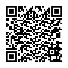 Codice QR per il numero di telefono +12038863810