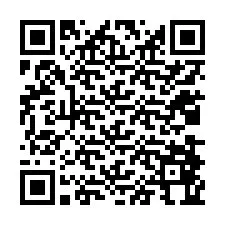 QR-koodi puhelinnumerolle +12038864312