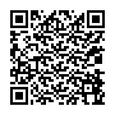 Código QR para número de teléfono +12038864600