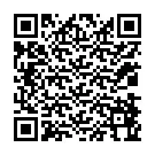 QR код за телефонен номер +12038864601