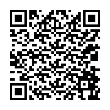 QR-код для номера телефона +12038866754