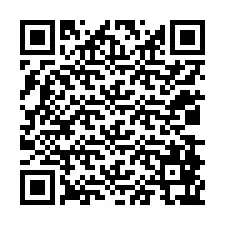 QR-koodi puhelinnumerolle +12038867594