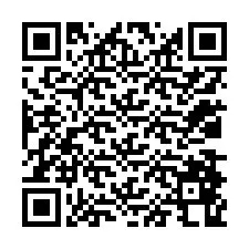 QR-Code für Telefonnummer +12038868789