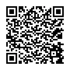 QR код за телефонен номер +12038886709