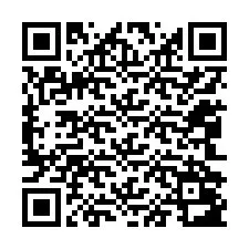 Kode QR untuk nomor Telepon +12042083613