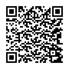 QR Code สำหรับหมายเลขโทรศัพท์ +12042083614