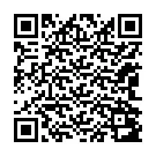 Código QR para número de teléfono +12042083615