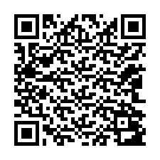 QR Code สำหรับหมายเลขโทรศัพท์ +12042083619