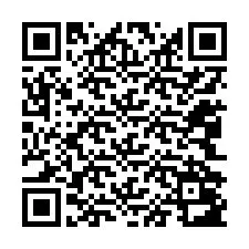 Código QR para número de teléfono +12042083623