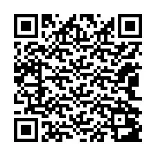 電話番号のQRコード +12042083625