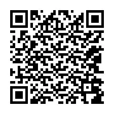 QR-koodi puhelinnumerolle +12042086879