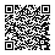 Código QR para número de teléfono +12042096388