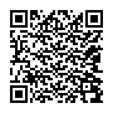 Código QR para número de teléfono +12042096389