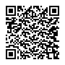 Código QR para número de telefone +12042268136