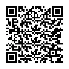 QR kód a telefonszámhoz +12042304189