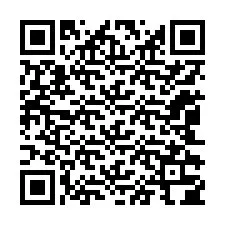 QR-koodi puhelinnumerolle +12042304195