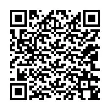 Código QR para número de telefone +12042344519