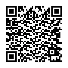 QR-koodi puhelinnumerolle +12042421636