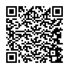 Código QR para número de teléfono +12042442972