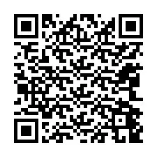 QR-koodi puhelinnumerolle +12042449307