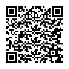 Kode QR untuk nomor Telepon +12042686086