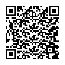 QR код за телефонен номер +12042686354