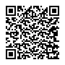 Kod QR dla numeru telefonu +12042771412