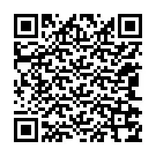 QR-code voor telefoonnummer +12042774084