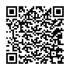 QR-Code für Telefonnummer +12042778859