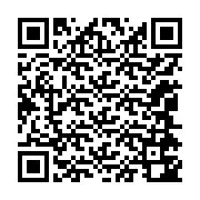 QR kód a telefonszámhoz +12044742875