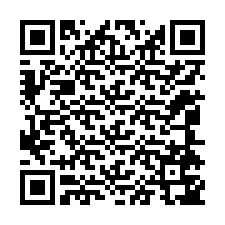 QR код за телефонен номер +12044747901