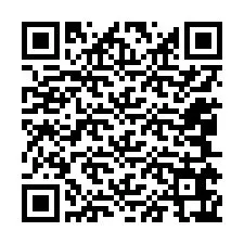 Codice QR per il numero di telefono +12045667437