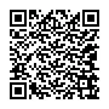 QR kód a telefonszámhoz +12045667438