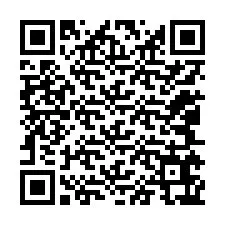 QR-koodi puhelinnumerolle +12045667439