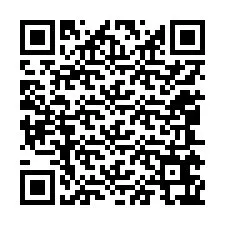 QR-koodi puhelinnumerolle +12045667456