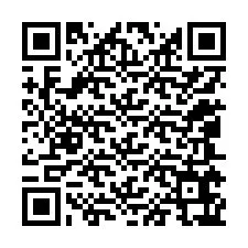 QR-koodi puhelinnumerolle +12045667458