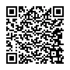 Código QR para número de telefone +12045667476