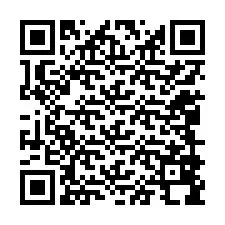 Codice QR per il numero di telefono +12049898996