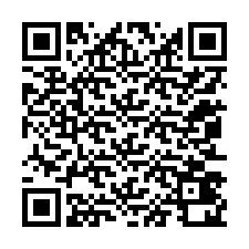 QR kód a telefonszámhoz +12053420394