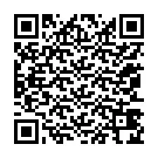 Código QR para número de telefone +12053424834