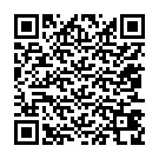 QR-code voor telefoonnummer +12053428086