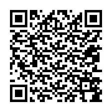 Código QR para número de telefone +12053584613