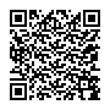 QR kód a telefonszámhoz +12053584614