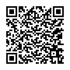 Código QR para número de teléfono +12053669758