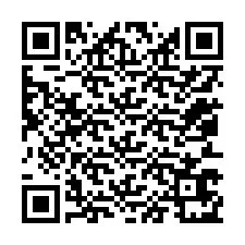 Código QR para número de teléfono +12053671109