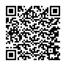 QR-koodi puhelinnumerolle +12053671376