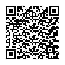 Código QR para número de telefone +12053671381