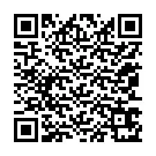 Kode QR untuk nomor Telepon +12053671434