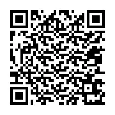 Kod QR dla numeru telefonu +12053671543