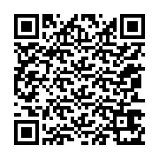 QR Code สำหรับหมายเลขโทรศัพท์ +12053671854